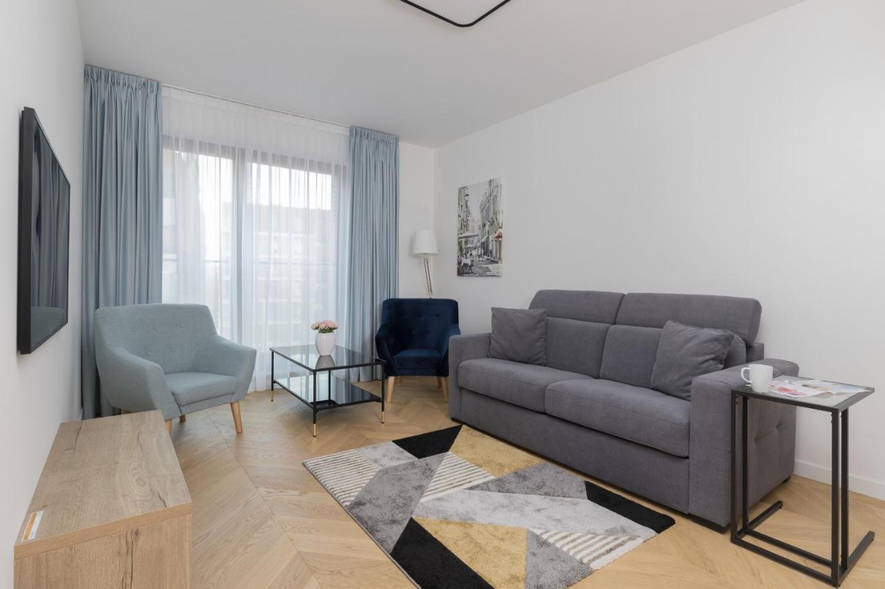 Warsaw Praga Okrzei Apartment By The River By Noclegi Renters Varsóvia Exterior foto
